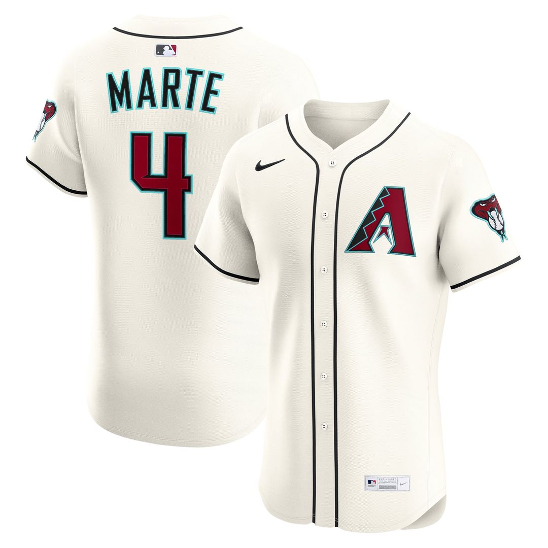 Ketel Marte Arizona Diamondbacks Nike Home Elite Jersey - Cream | MLB Fan Gear
