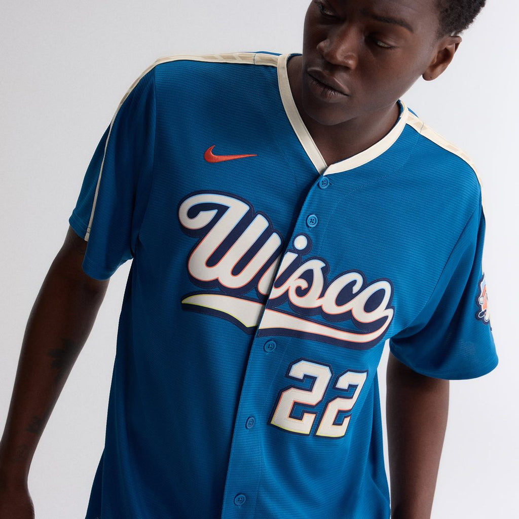 Christian Yelich Milwaukee Brewers Nike 2026 City Connect Stadium Jersey - Mineral Blue | MLB Fan Gear