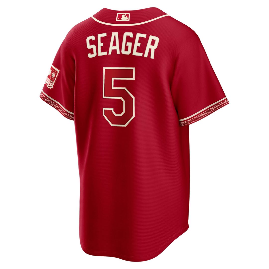 Corey Seager Texas Rangers Nike 2026 City Connect Stadium Jersey - Red | MLB Fan Gear