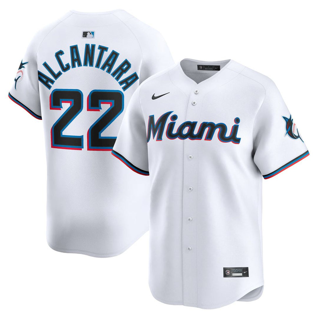 Sandy Alcantara Miami Marlins Nike Home Limited Player Jersey - White | MLB Fan Gear