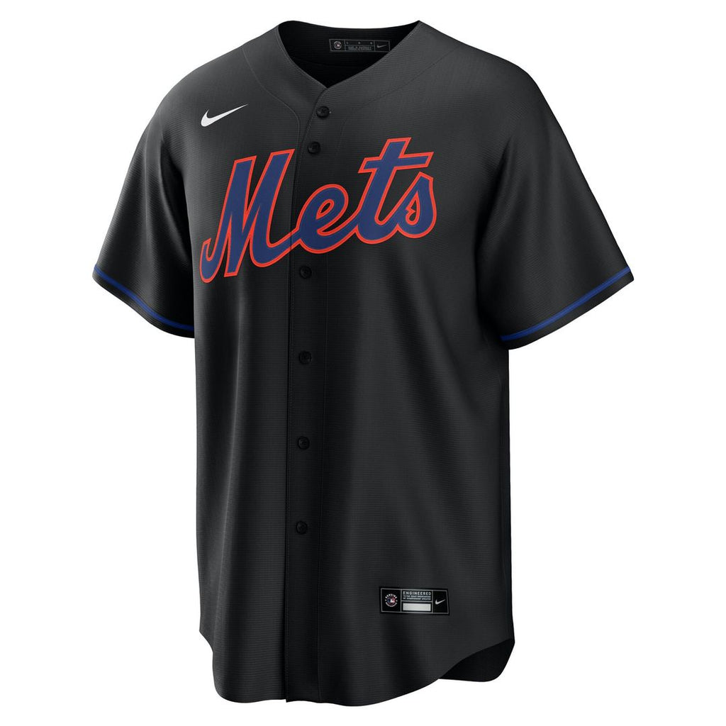 Francisco Lindor New York Mets Nike Alternate Replica Jersey - Black | MLB Fan Gear