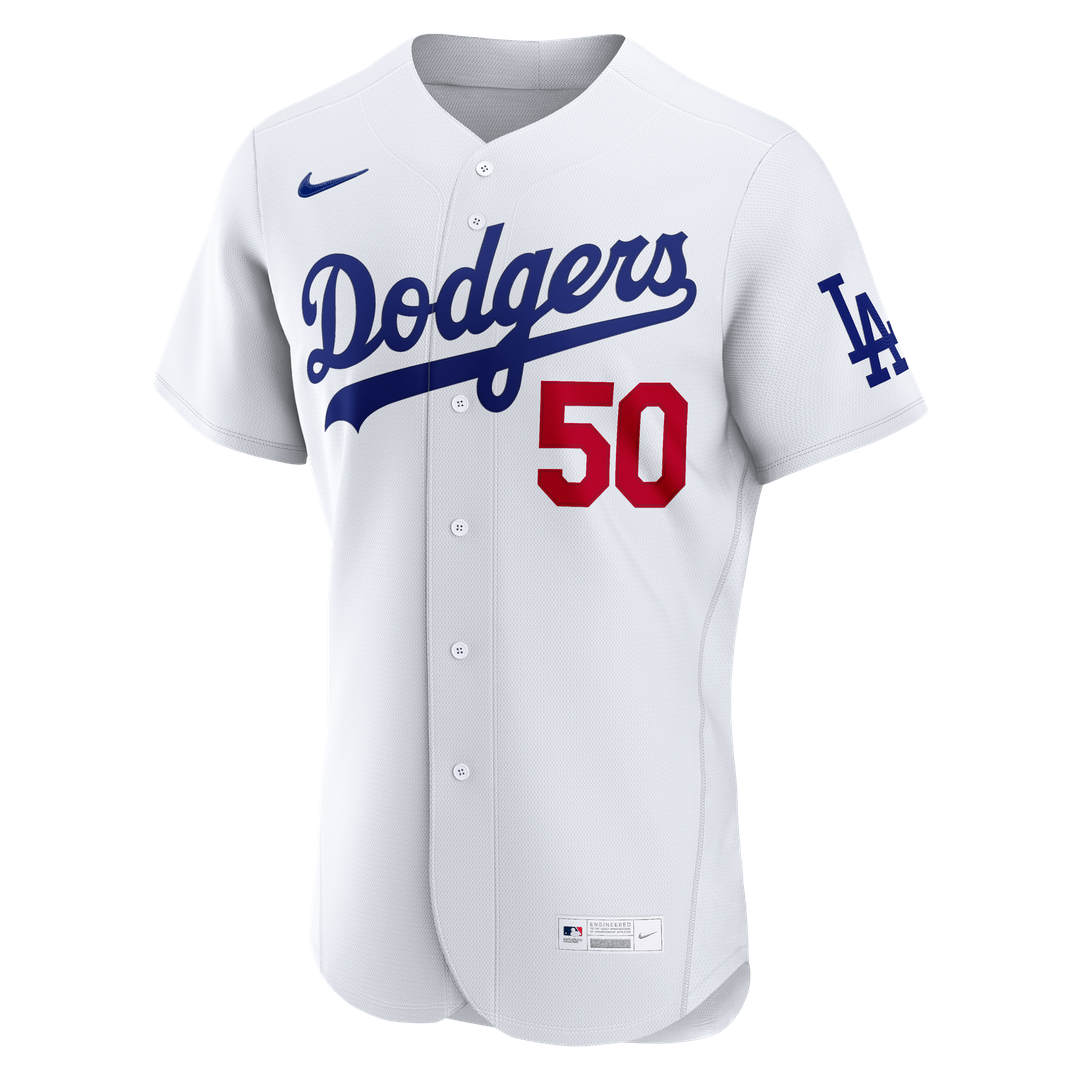 Mookie Betts Los Angeles Dodgers Nike Home Authentic Jersey - White | MLB Fan Gear