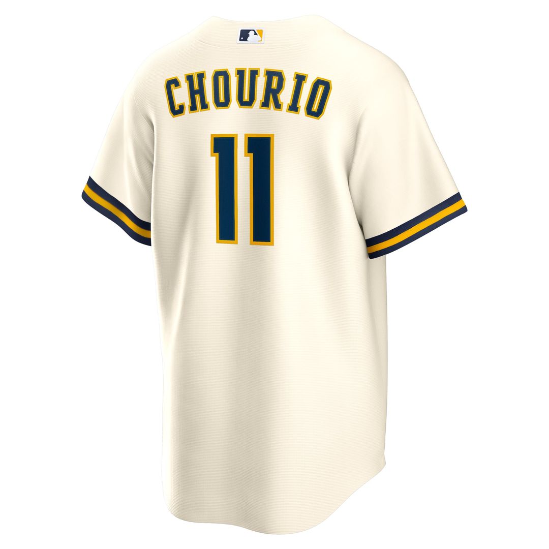 Jackson Chourio Milwaukee Brewers Nike Home Replica Jersey - Cream | MLB Fan Gear