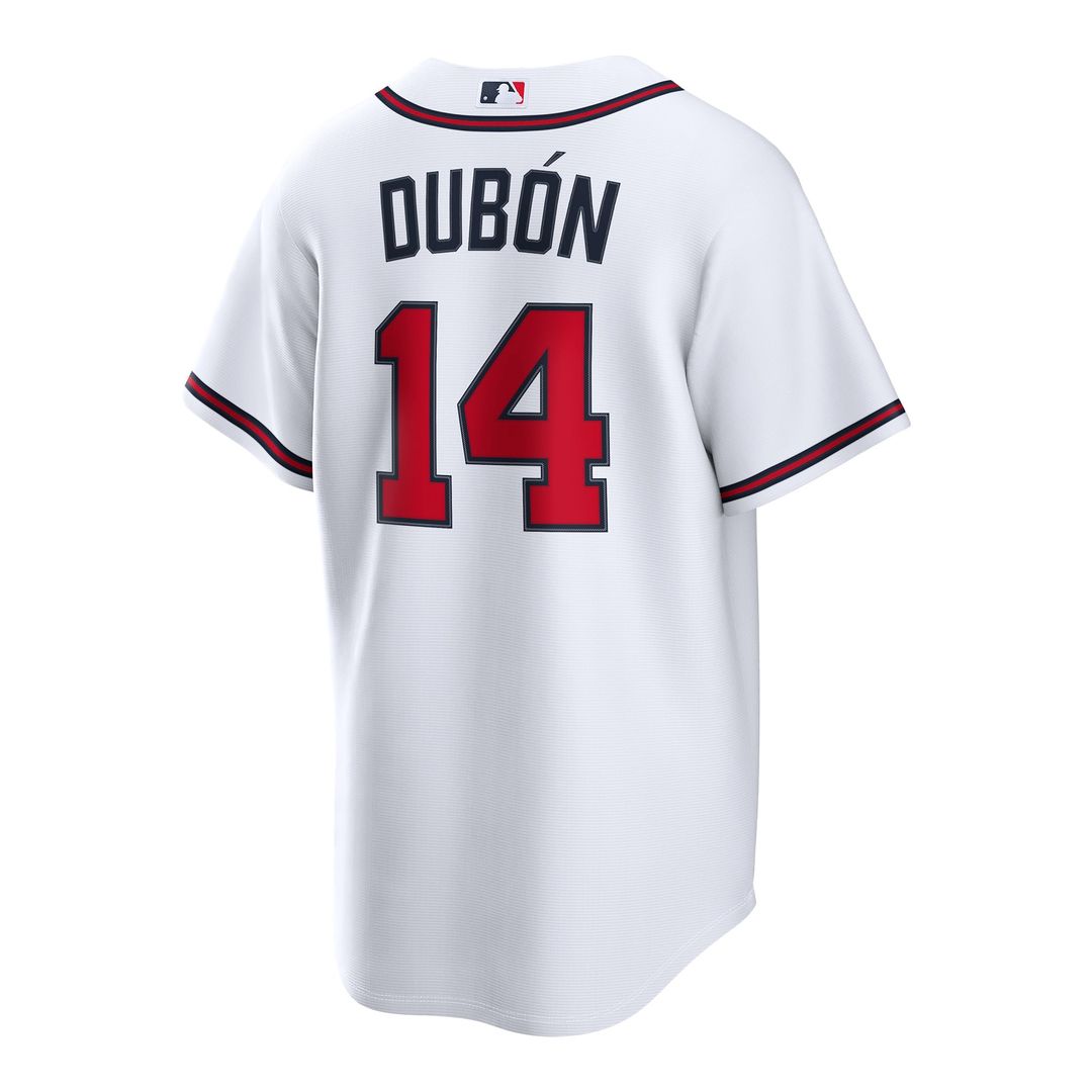 Mauricio Dubón Atlanta Braves Nike Home Replica Jersey - White | MLB Fan Gear