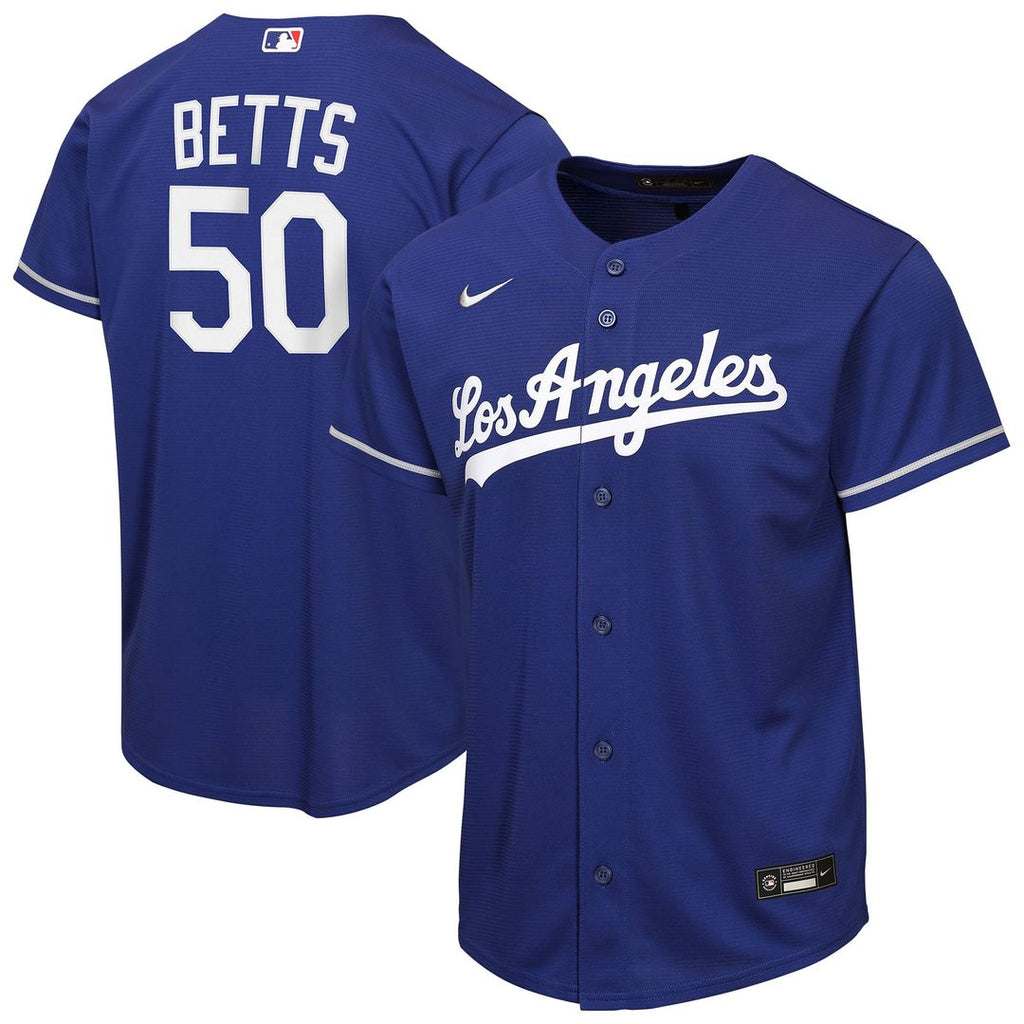 Mookie Betts Los Angeles Dodgers Nike Youth Alternate Replica Jersey - Royal | MLB Fan Gear