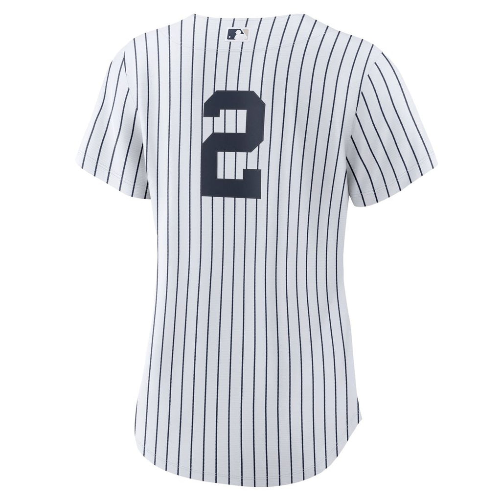 Derek Jeter New York Yankees Nike Women's Home Replica Player Jersey - White/ Navy | MLB Fan Gear