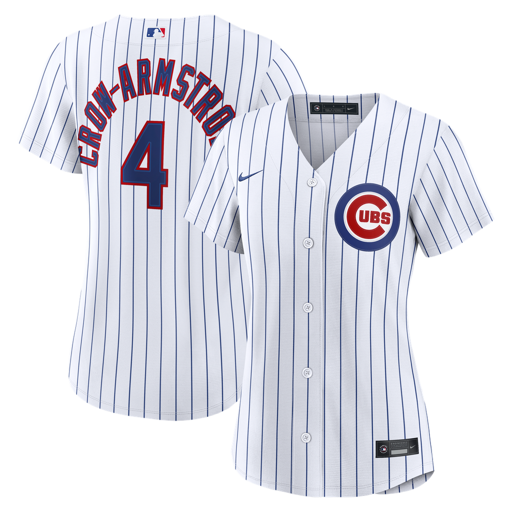 Pete Crow-Armstrong Chicago Cubs Nike Women's Home Replica Jersey - White | MLB Fan Gear