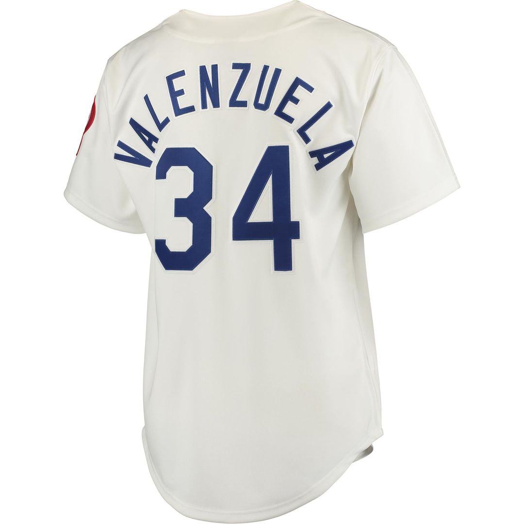 Fernando Valenzuela Los Angeles Dodgers Mitchell & Ness Road 1981 Cooperstown Collection Authentic Jersey - Gray | MLB Fan Gear