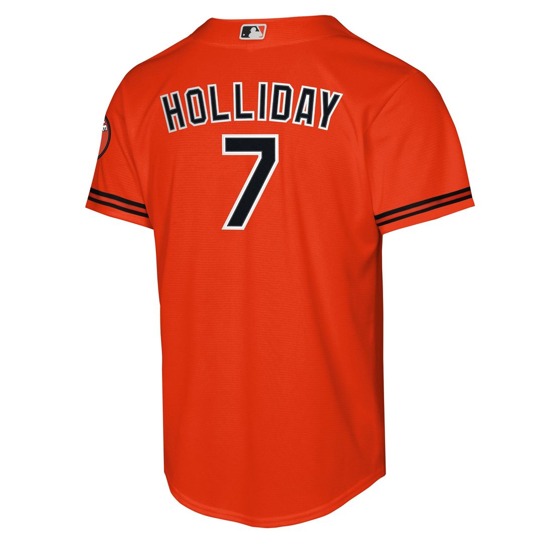 Jackson Holliday Baltimore Orioles Nike Youth Alternate 2 Stadium Player Jersey - Orange | MLB Fan Gear