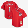Ozzie Smith St. Louis Cardinals Mitchell & Ness Youth Cooperstown Collection Mesh Batting Practice Jersey - Navy | MLB Fan Gear