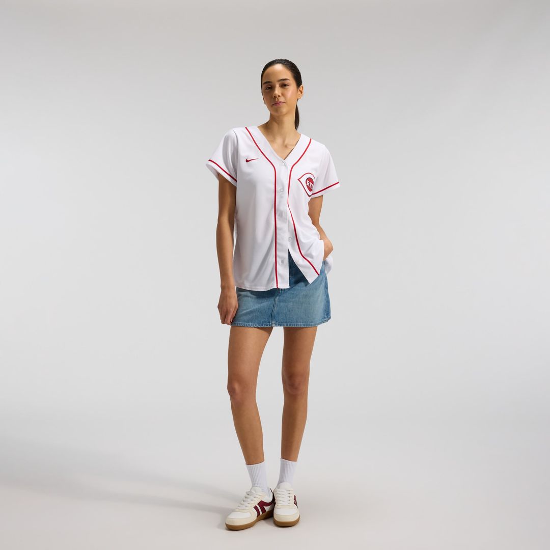 Elly De La Cruz Cincinnati Reds Nike Women's Home Replica Jersey - White | MLB Fan Gear
