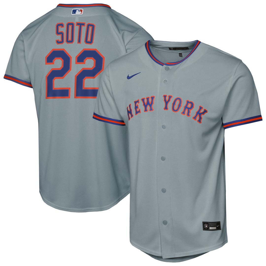 Juan Soto New York Mets Nike Youth Alternate Replica Jersey - Black | MLB Fan Gear