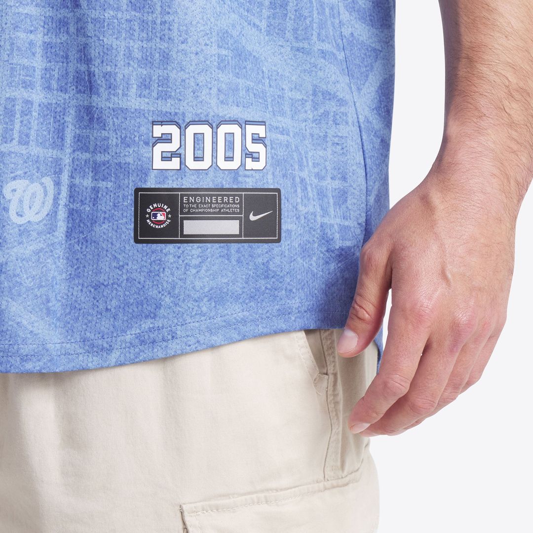Washington Nationals Nike 2025 City Connect Limited Jersey - Blue | MLB Fan Gear