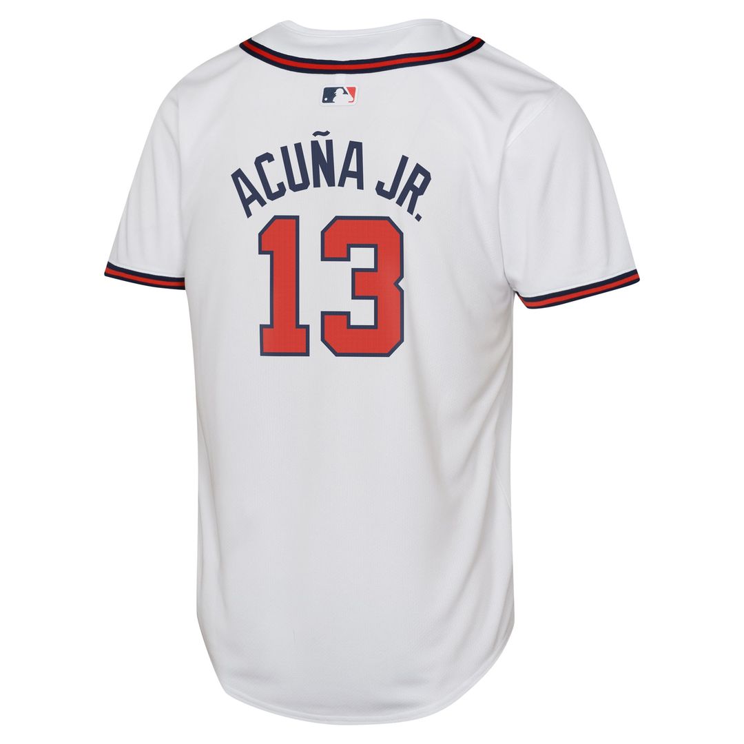 Ronald Acuña Jr. Atlanta Braves Nike Youth Home Limited Player Jersey - White | MLB Fan Gear