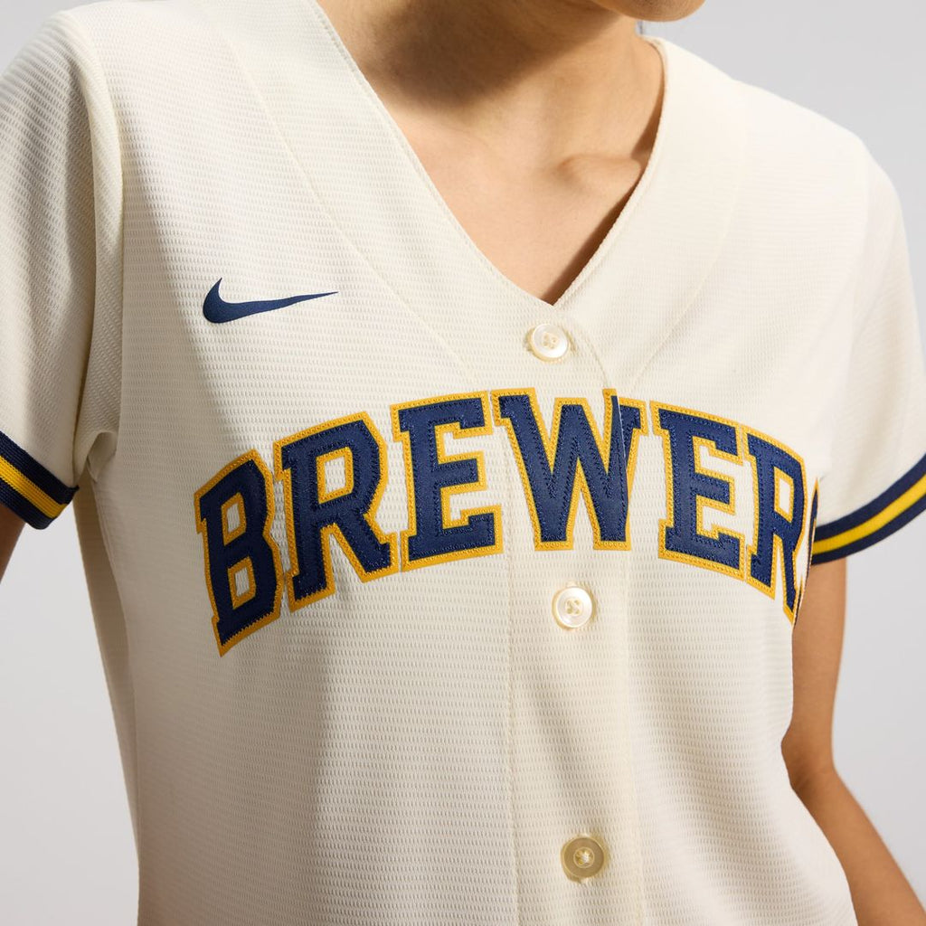 Sal Frelick Milwaukee Brewers Nike Women's Home Replica Jersey - Cream | MLB Fan Gear