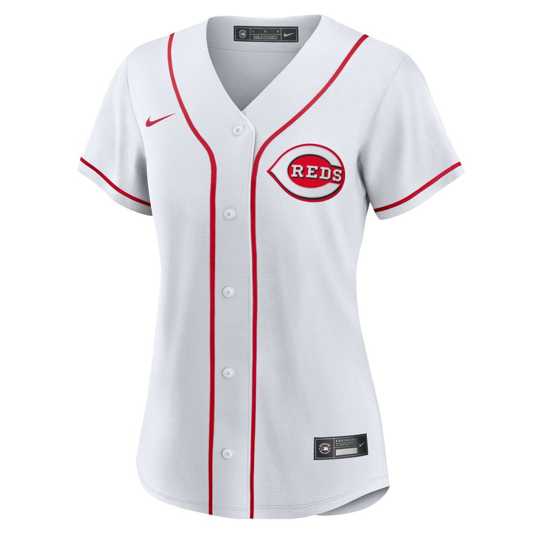 Cincinnati Reds Nike Women's Home Replica Team Jersey - White | MLB Fan Gear