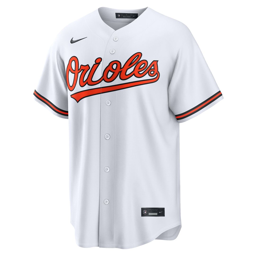 Gunnar Henderson Baltimore Orioles Nike Home Replica Jersey - White | MLB Fan Gear