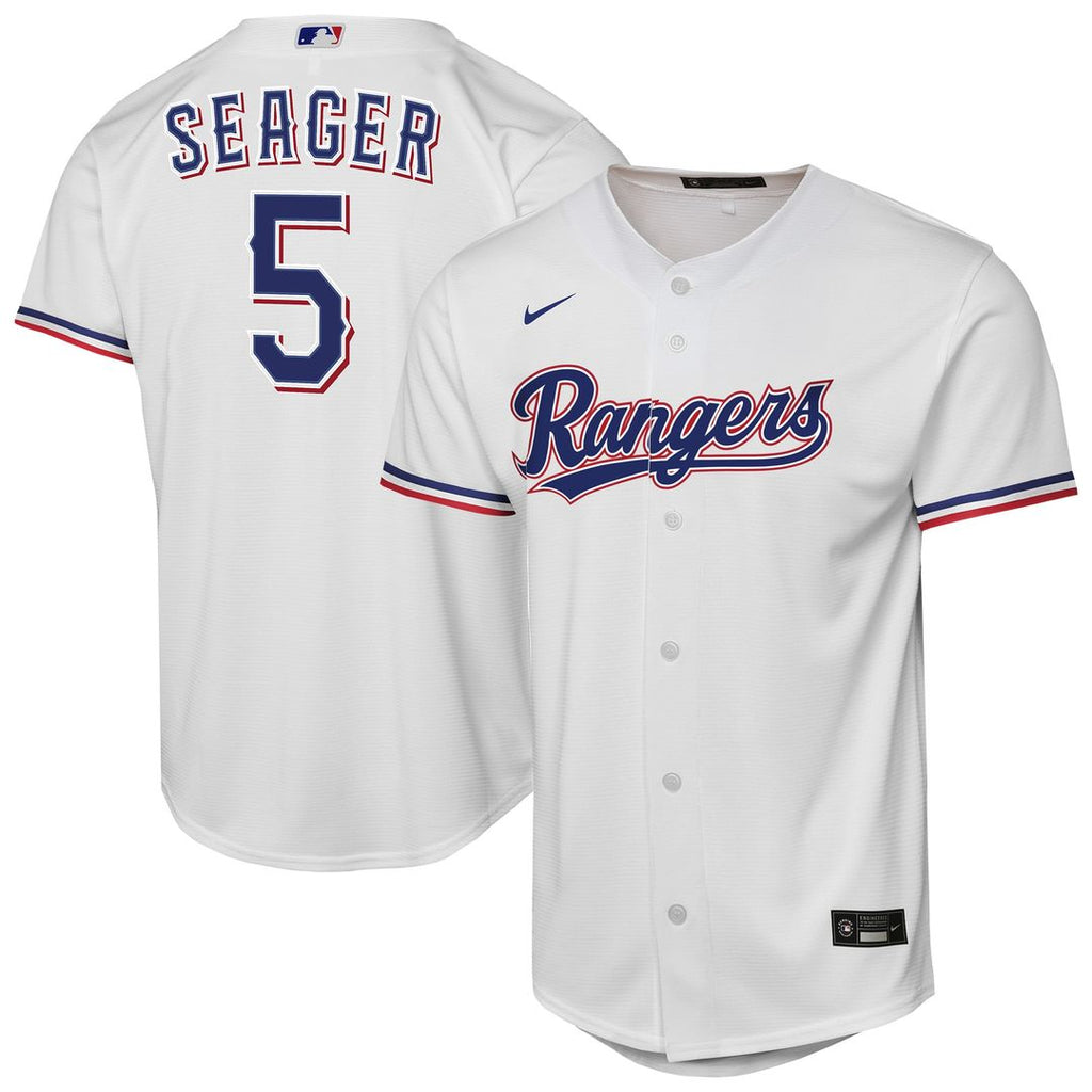 Corey Seager Texas Rangers Nike Youth Home Replica Player Jersey - White | MLB Fan Gear