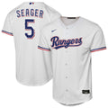 Corey Seager Texas Rangers Nike Youth Home Replica Player Jersey - White | MLB Fan Gear