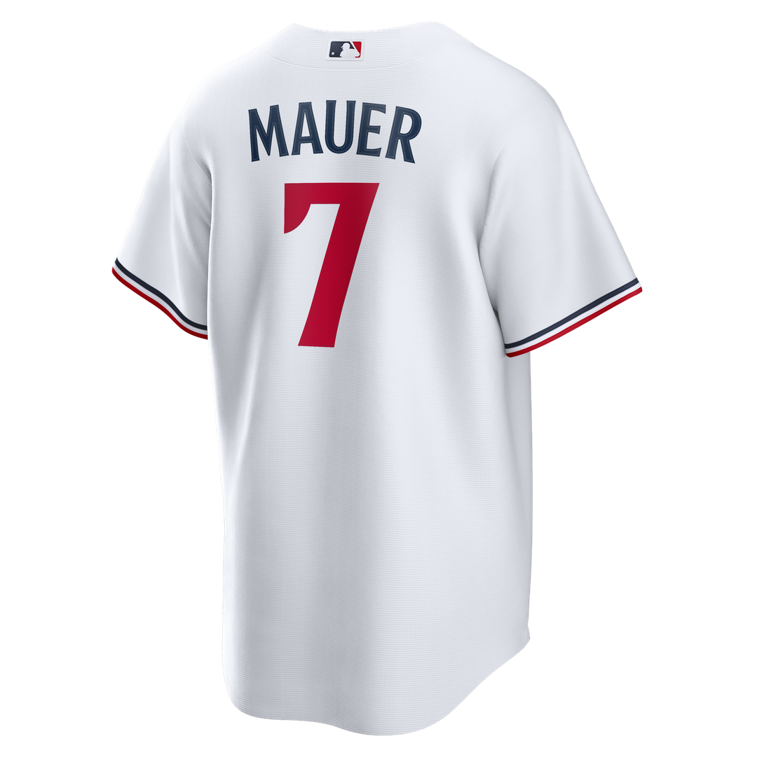 Joe Mauer Minnesota Twins Nike Home Retired Player Replica Jersey - White | MLB Fan Gear