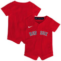 Boston Red Sox Nike Infant Alternate Replica Romper Jersey - Red | MLB Fan Gear