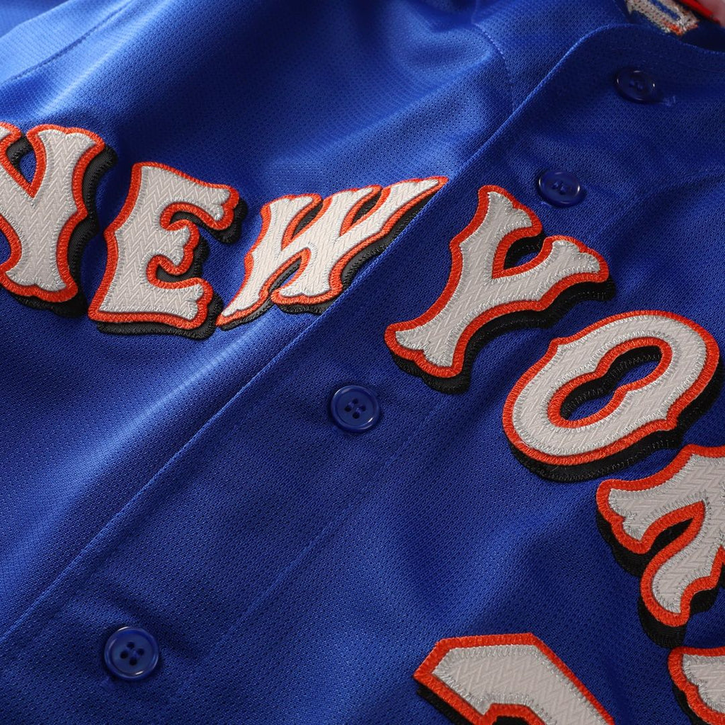 Mike Piazza New York Mets Mitchell & Ness Cooperstown Collection Mesh Batting Practice Button-Up Jersey - Orange | MLB Fan Gear