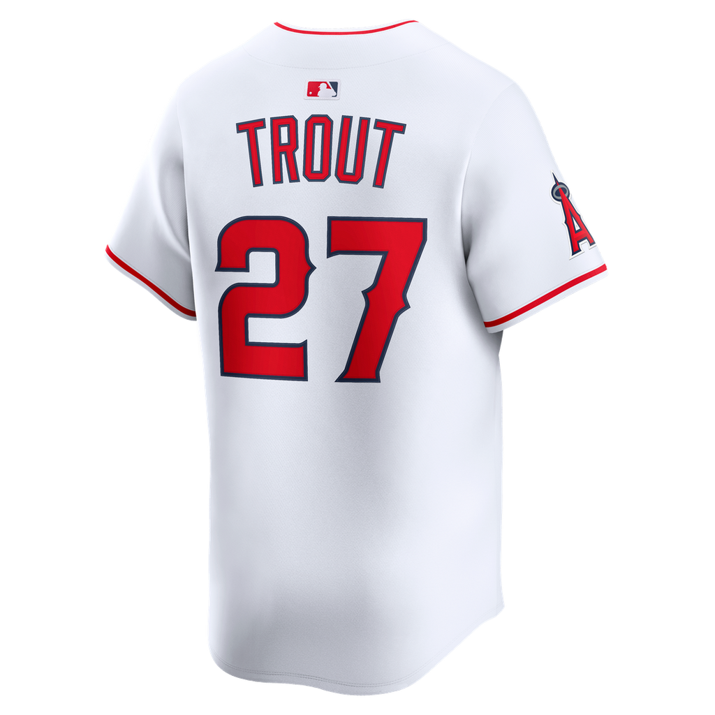 Mike Trout Los Angeles Angels Nike Home Limited Player Jersey - White | MLB Fan Gear