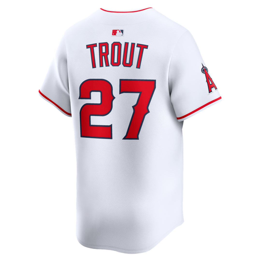 Mike Trout Los Angeles Angels Nike Home Limited Player Jersey - White | MLB Fan Gear