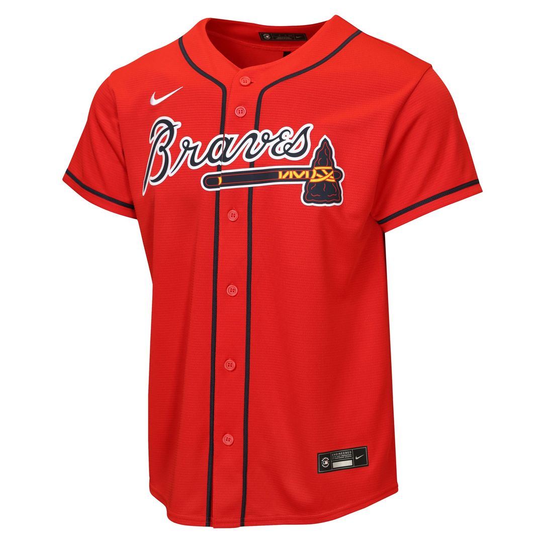 Atlanta Braves Nike Youth Road Replica Jersey - Gray | MLB Fan Gear