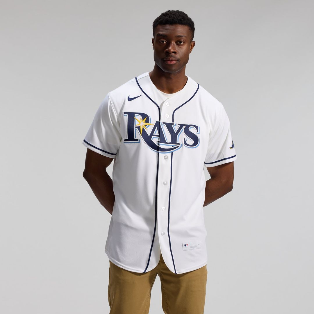 Tampa Bay Rays Nike Home Authentic Jersey - White | MLB Fan Gear