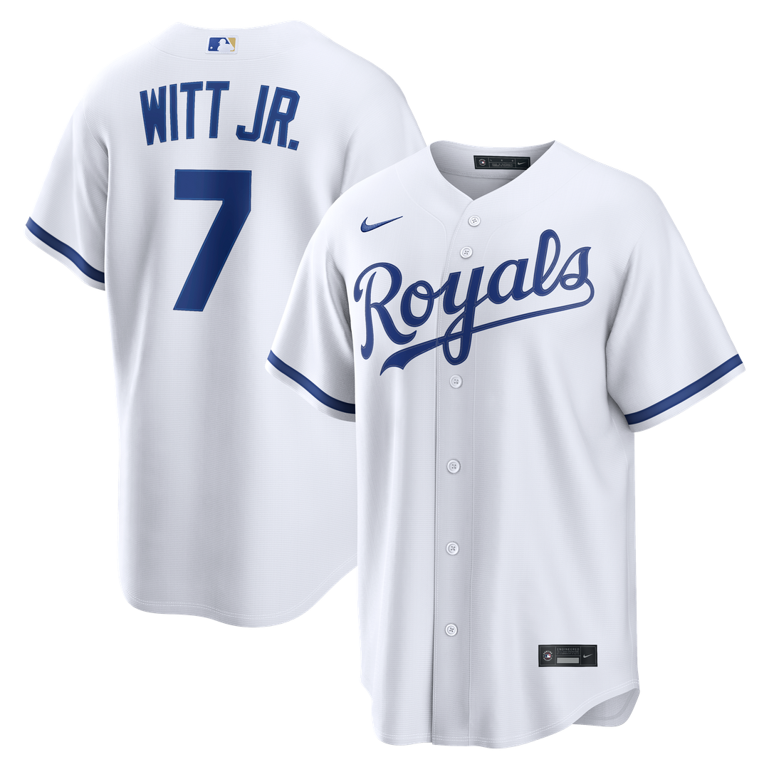 Bobby Witt Jr. Kansas City Royals Nike Home Replica Jersey - White | MLB Fan Gear