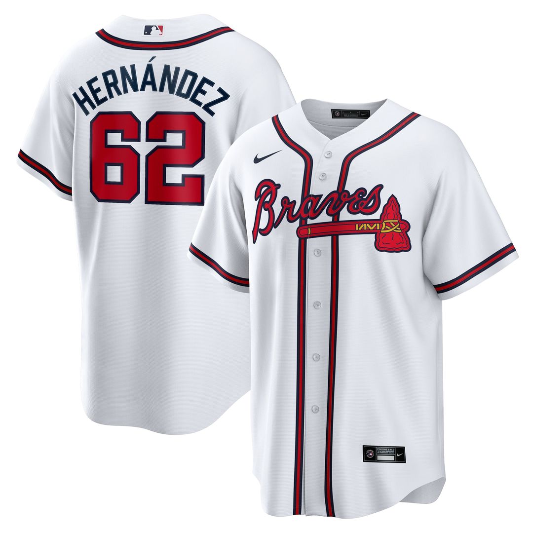 Daysbel Hernandez Atlanta Braves Nike Home Replica Jersey - White | MLB Fan Gear