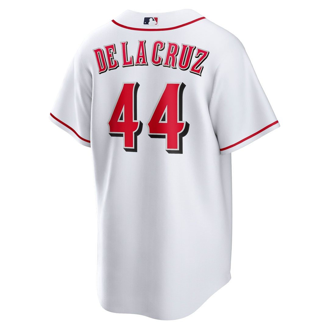 Elly De La Cruz Cincinnati Reds Nike Home Replica Jersey - White | MLB Fan Gear