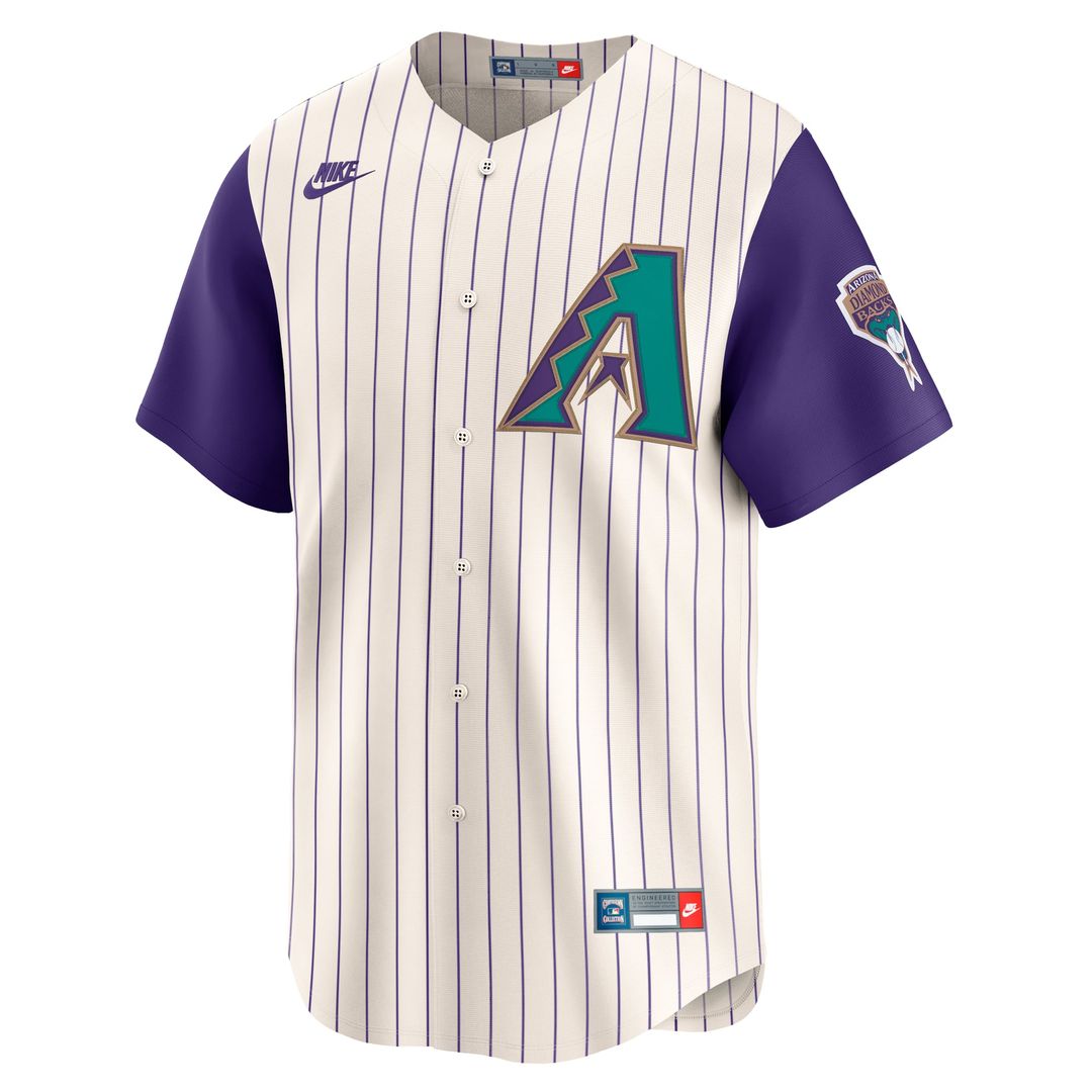 Randy Johnson Arizona Diamondbacks Nike Throwback Cooperstown Collection Limited Jersey - Cream | MLB Fan Gear