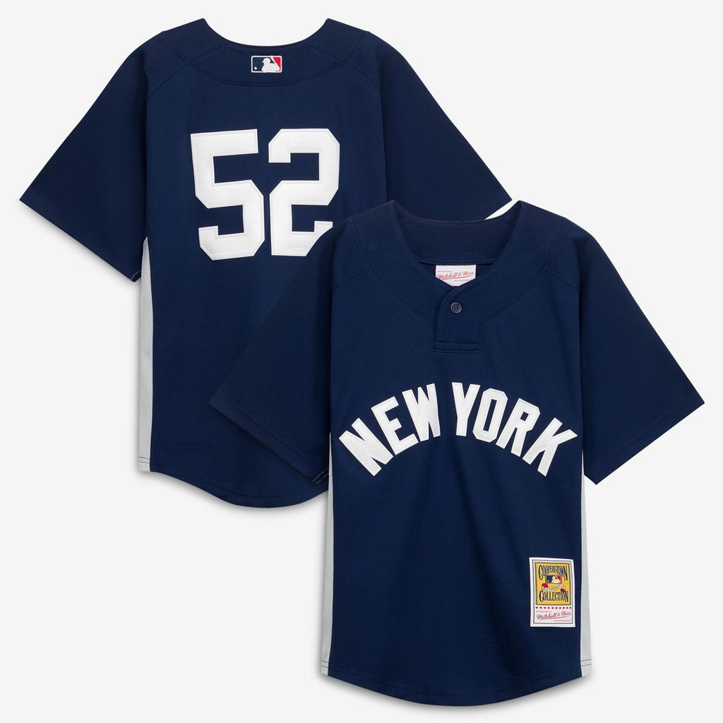 Mitchell & Ness CC Sabathia New York Yankees Youth Navy Mesh Batting Practice Jersey | MLB Fan Gear