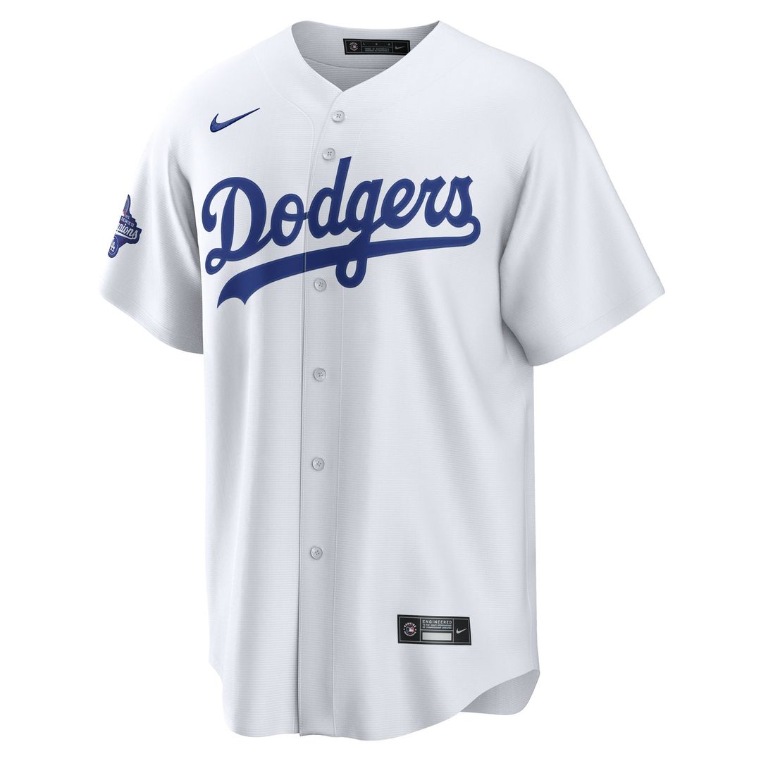 Freddie Freeman Los Angeles Dodgers Nike Home 2025 World Series Champions Replica Jersey - White | MLB Fan Gear