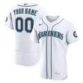 Seattle Mariners Nike Home Authentic Custom Jersey - White | MLB Fan Gear