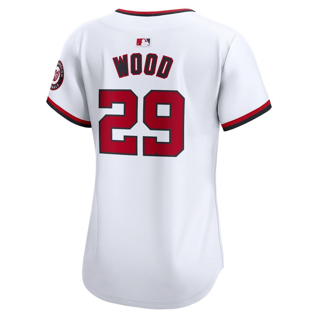 James Wood Washington Nationals Nike Women's Home Limited Player Jersey - White | MLB Fan Gear