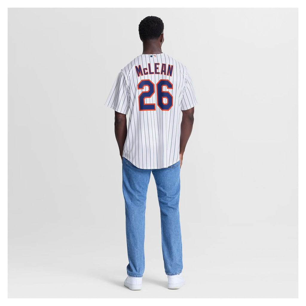 Nolan McLean New York Mets Nike Home Replica Jersey - White | MLB Fan Gear