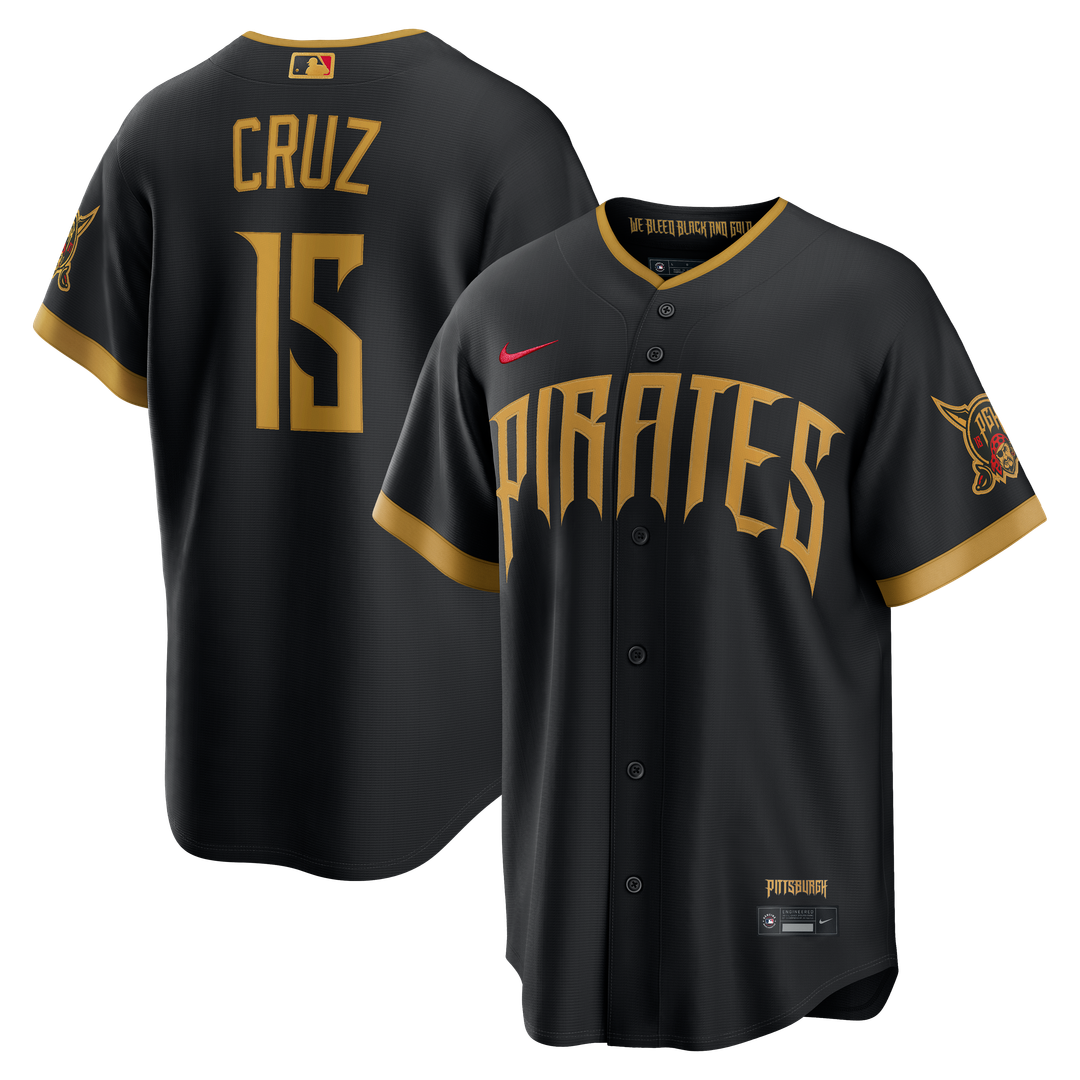 Oneil Cruz Pittsburgh Pirates Nike 2026 City Connect Stadium Jersey - Black | MLB Fan Gear