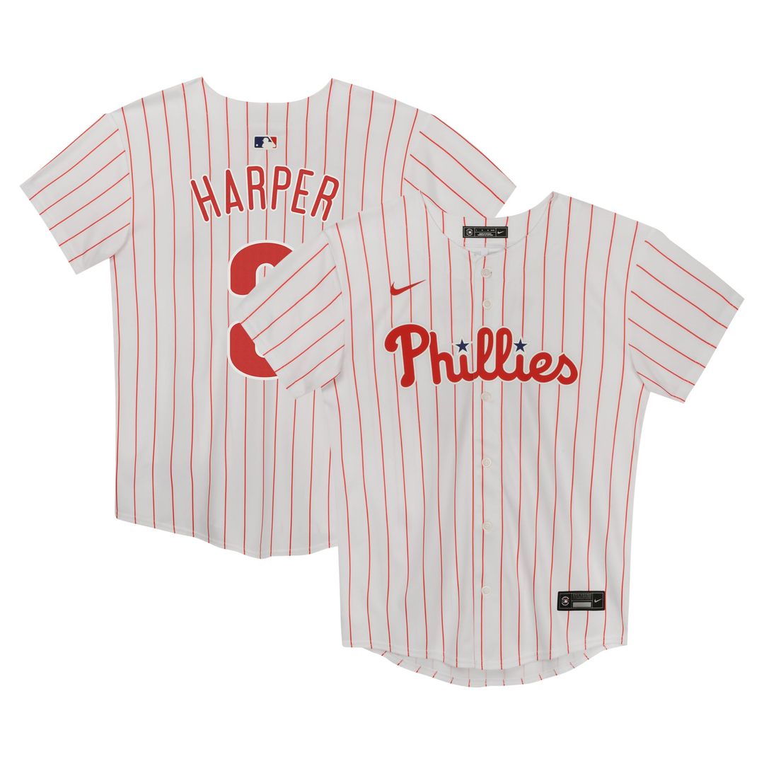 Bryce Harper Philadelphia Phillies Nike Preschool Home Game Jersey - White | MLB Fan Gear