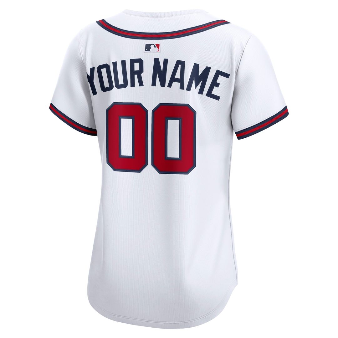 Atlanta Braves Nike Women's Home Limited Custom Jersey - White | MLB Fan Gear