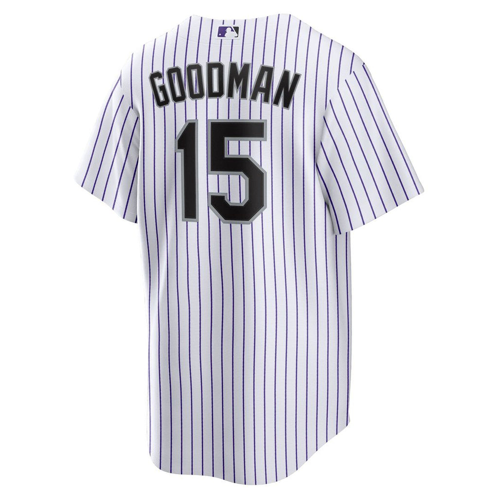 Hunter Goodman Colorado Rockies Nike Home Replica Jersey - White | MLB Fan Gear