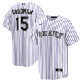 Hunter Goodman Colorado Rockies Nike Youth Home Replica Jersey - White | MLB Fan Gear