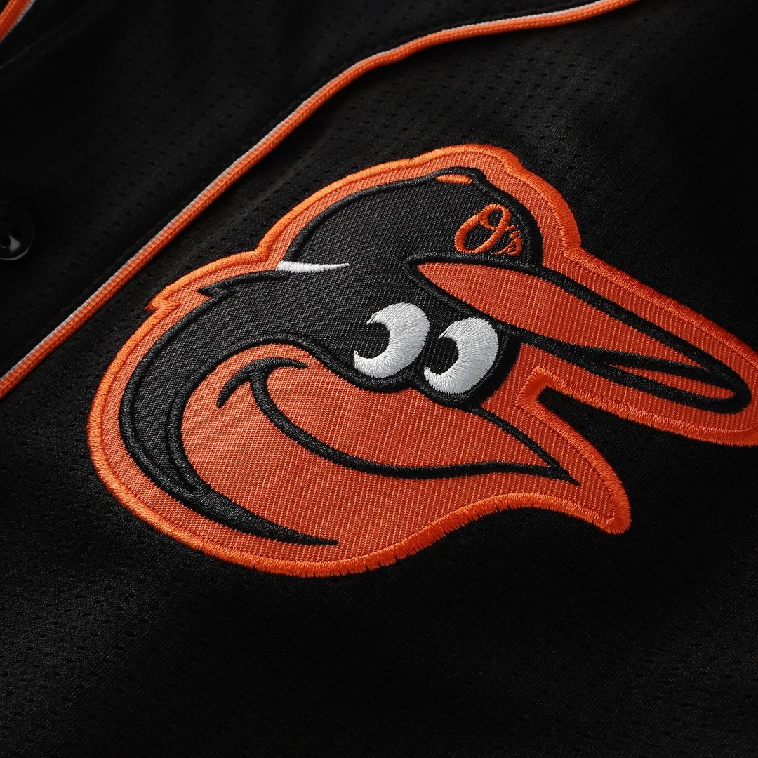 Baltimore Orioles Stitches Team Color Full-Button Fashion Jersey - Black | MLB Fan Gear