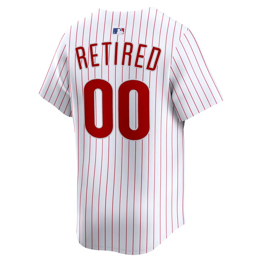 Philadelphia Phillies Nike Home Limited Pick-A-Player Retired Roster Jersey - White | MLB Fan Gear