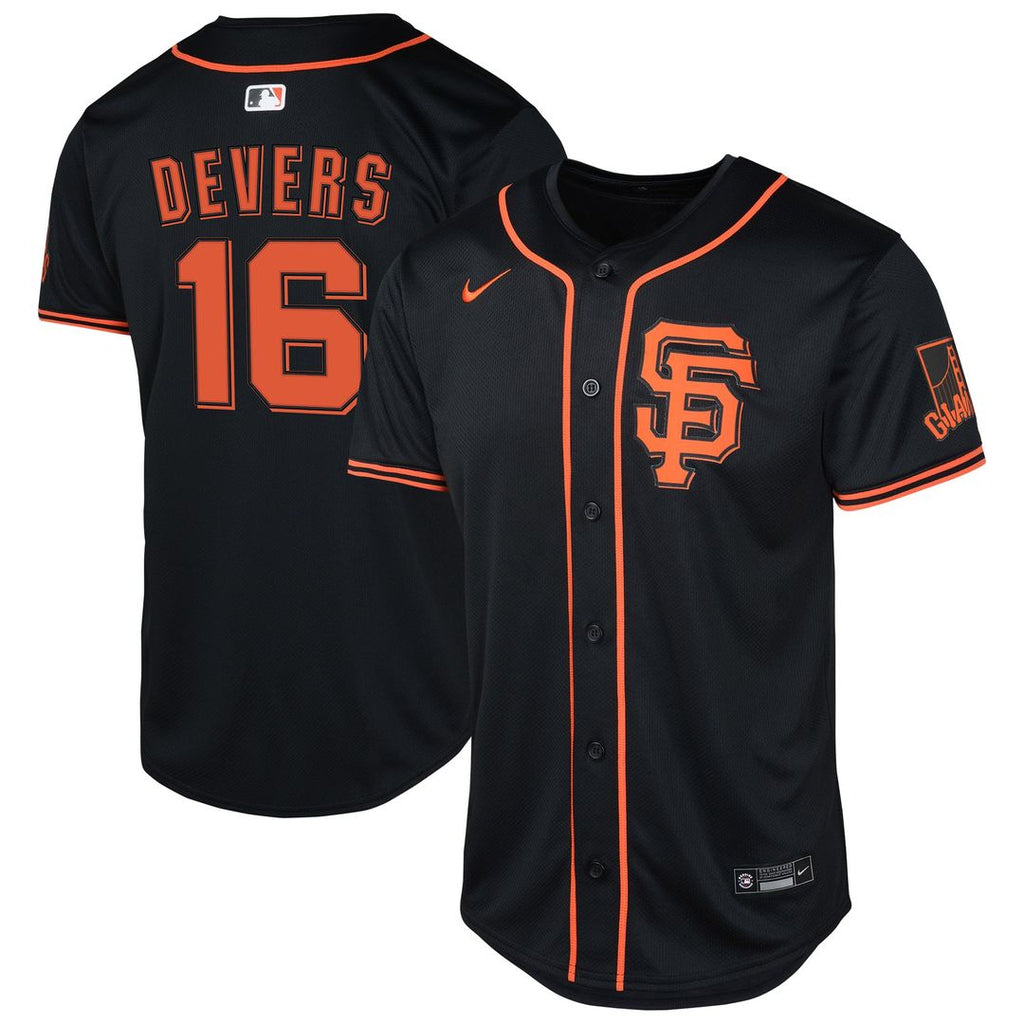 Rafael Devers San Francisco Giants Nike Youth Limited Jersey - Black | MLB Fan Gear