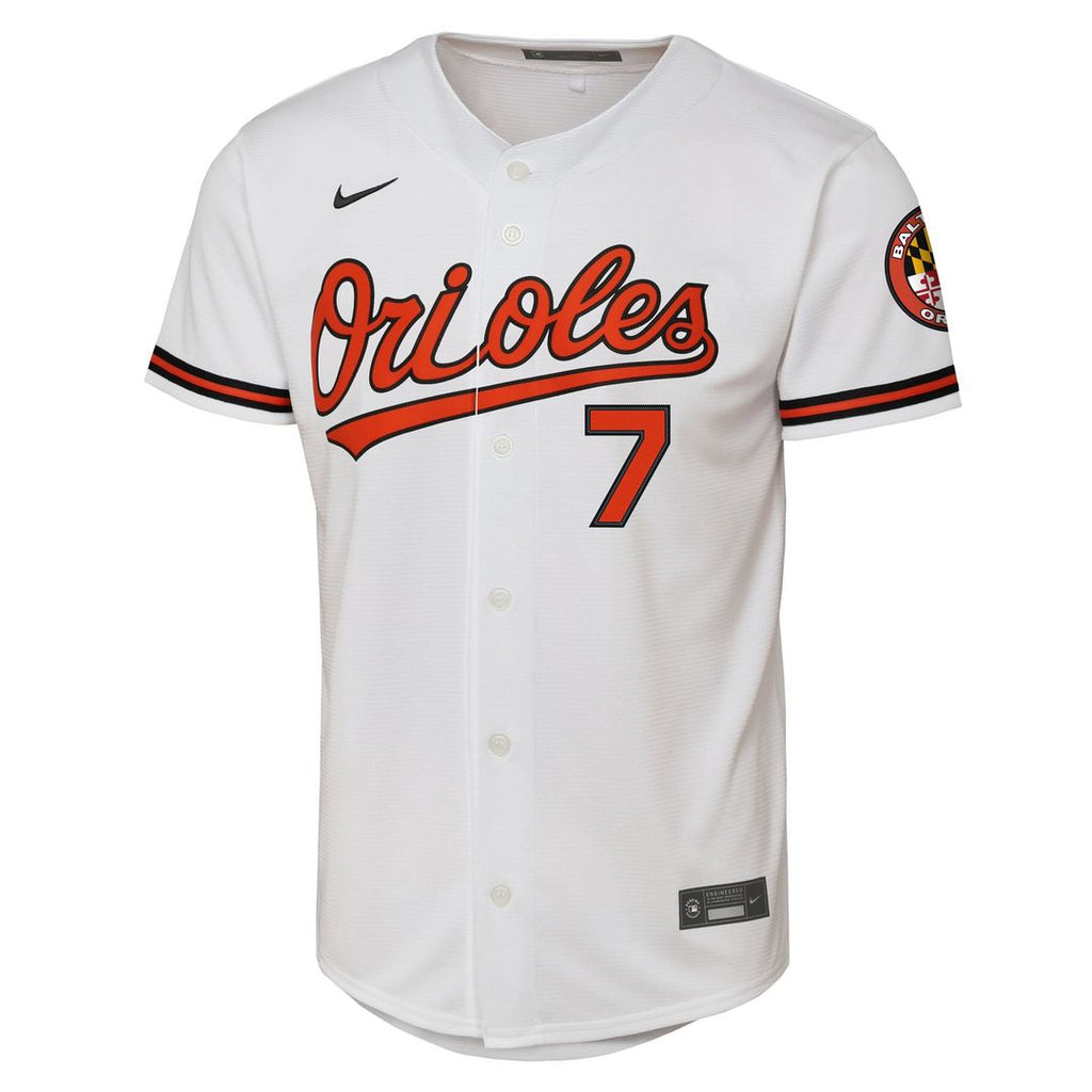 Jackson Holliday Baltimore Orioles Nike Youth Home Stadium Player Jersey - White | MLB Fan Gear