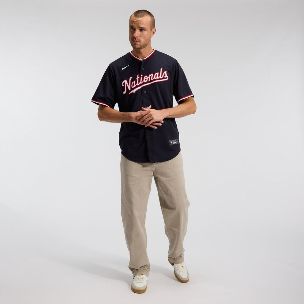 Dylan Crews Washington Nationals Nike Alternate Replica Jersey - Navy | MLB Fan Gear