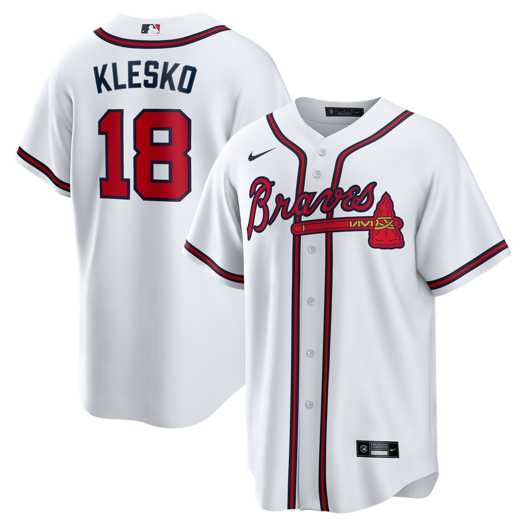 Ryan Klesko Atlanta Braves Nike Home Retired Player Replica Jersey - White | MLB Fan Gear